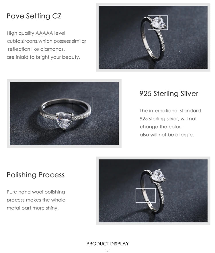 Silver Heart Ring