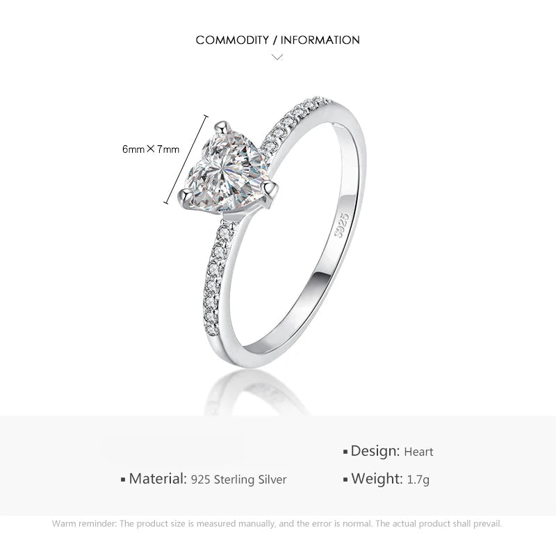 Silver Heart Ring