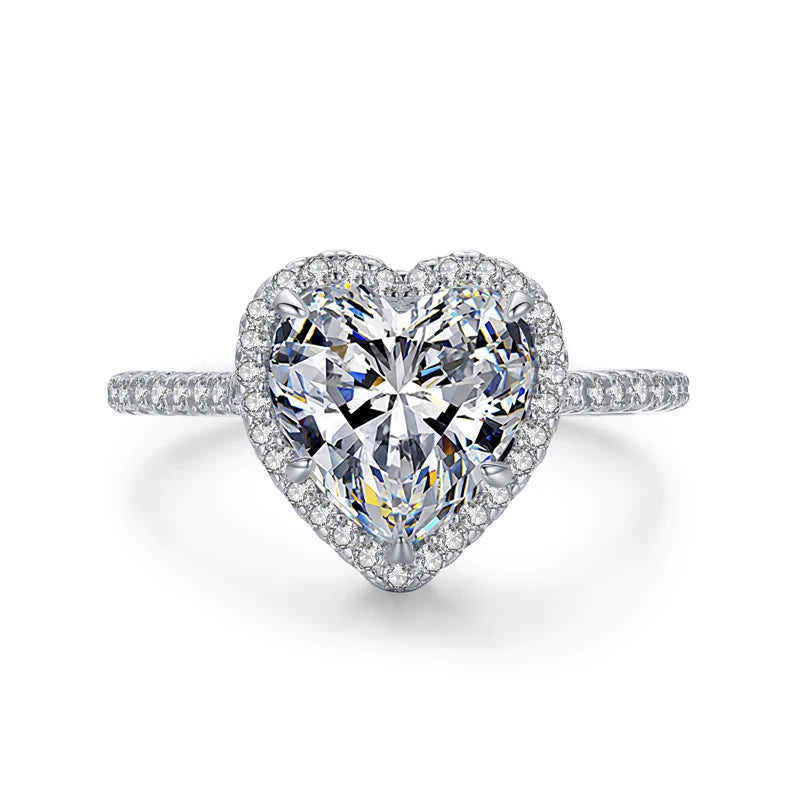 3CT AAAAA Wedding Ring