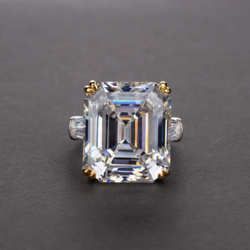 Square Moissanite Ring