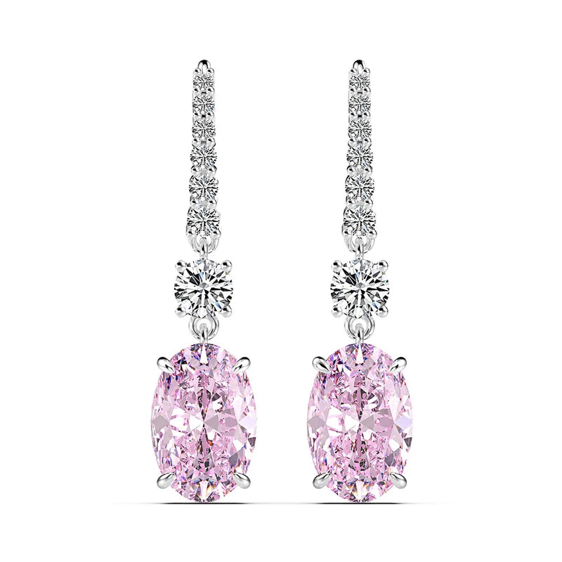 Boucles d'oreilles pendantes 7CT 5A 