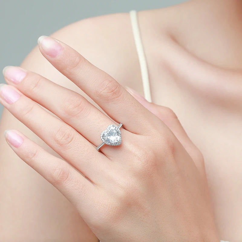 3CT AAAAA Wedding Ring