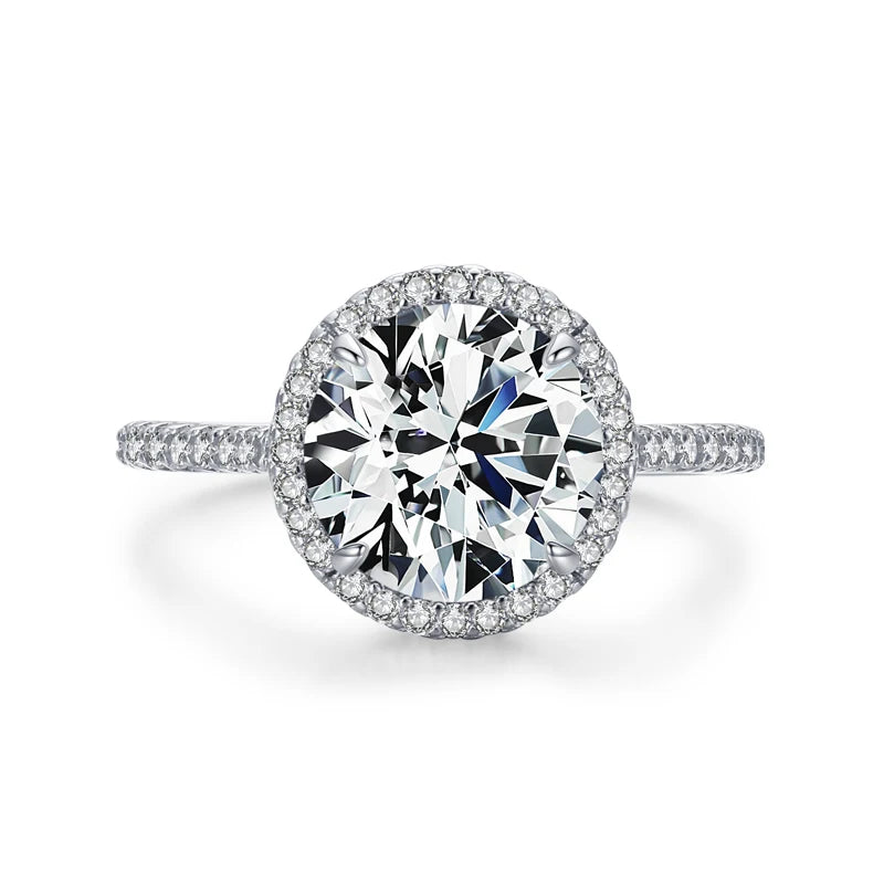 3CT AAAAA Wedding Ring