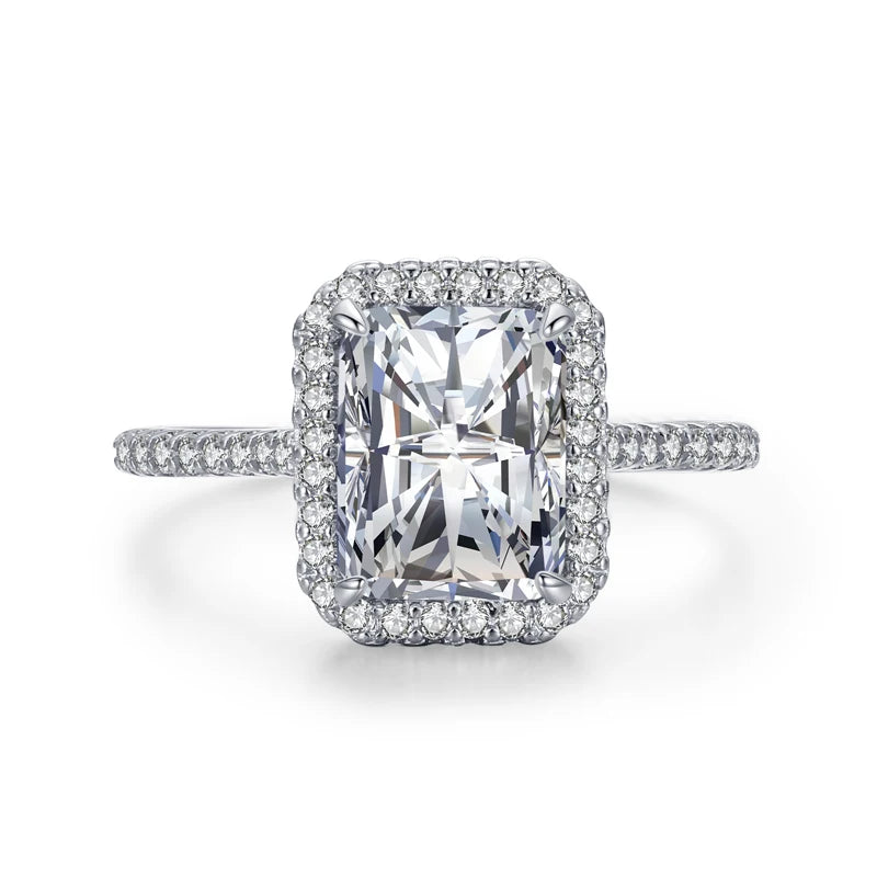 3CT AAAAA Wedding Ring