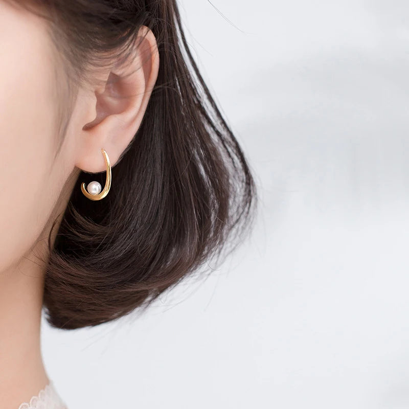 Gold Color Pearl Water Drop