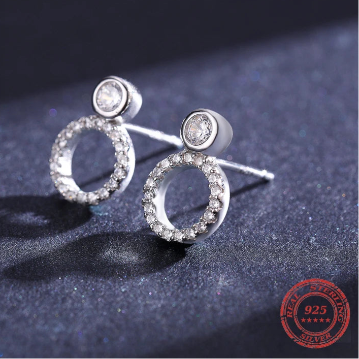 Classic Geometric Round Earrings