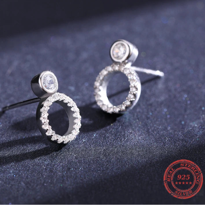 Classic Geometric Round Earrings