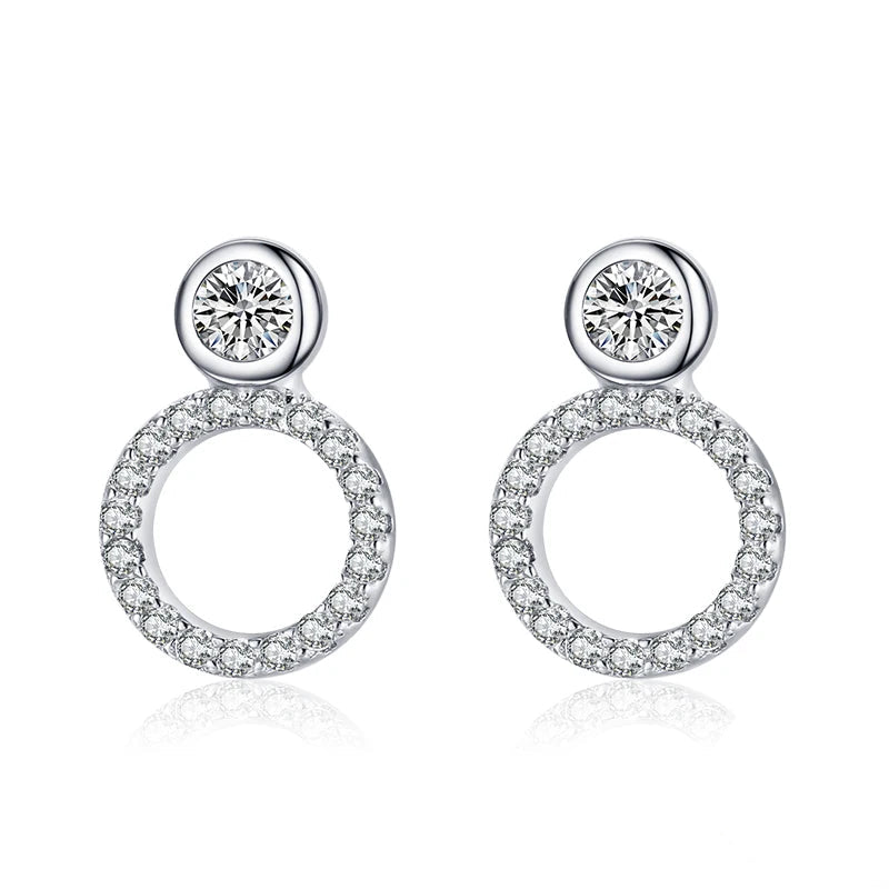Classic Geometric Round Earrings
