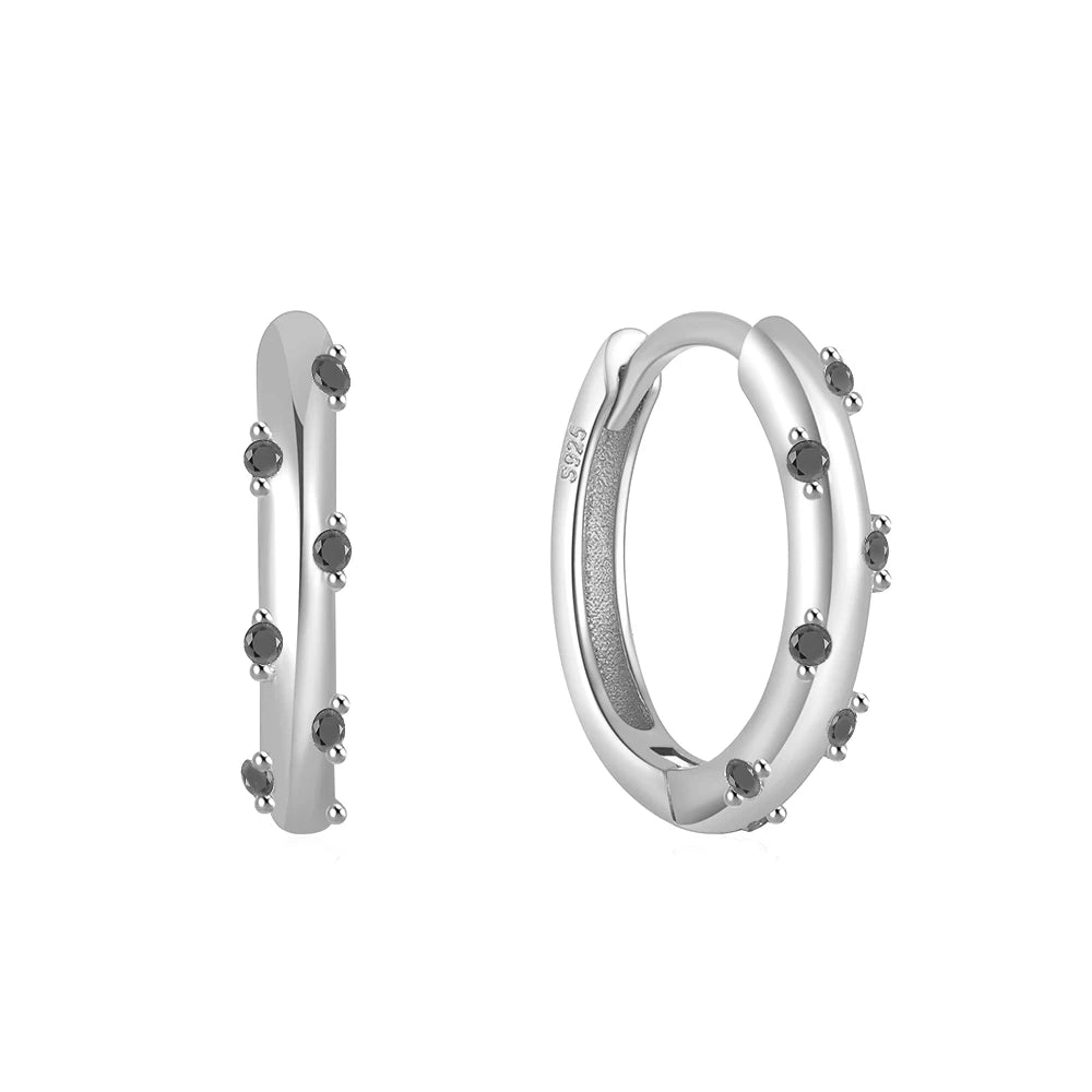 Glossy Hoop Earrings
