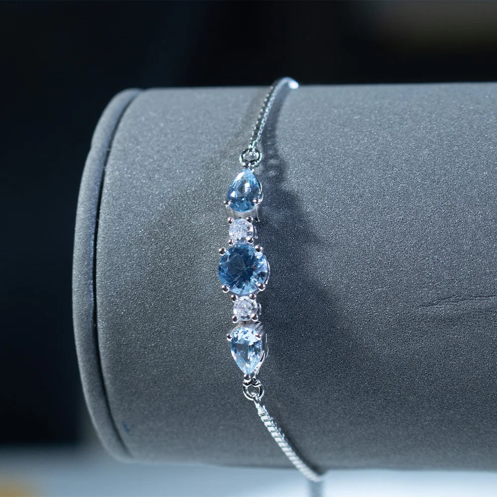 Nano Blue Topaz Bracelet