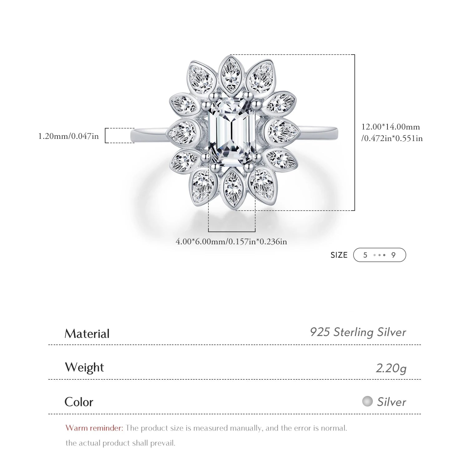 Flower Cocktail Rings