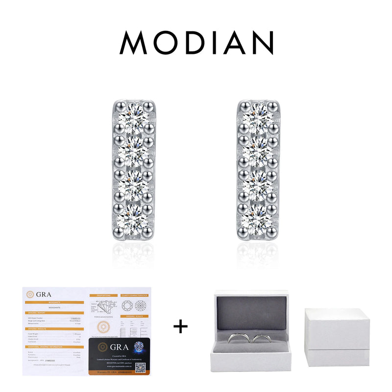 Moissanite Minimalism Stud Earrings