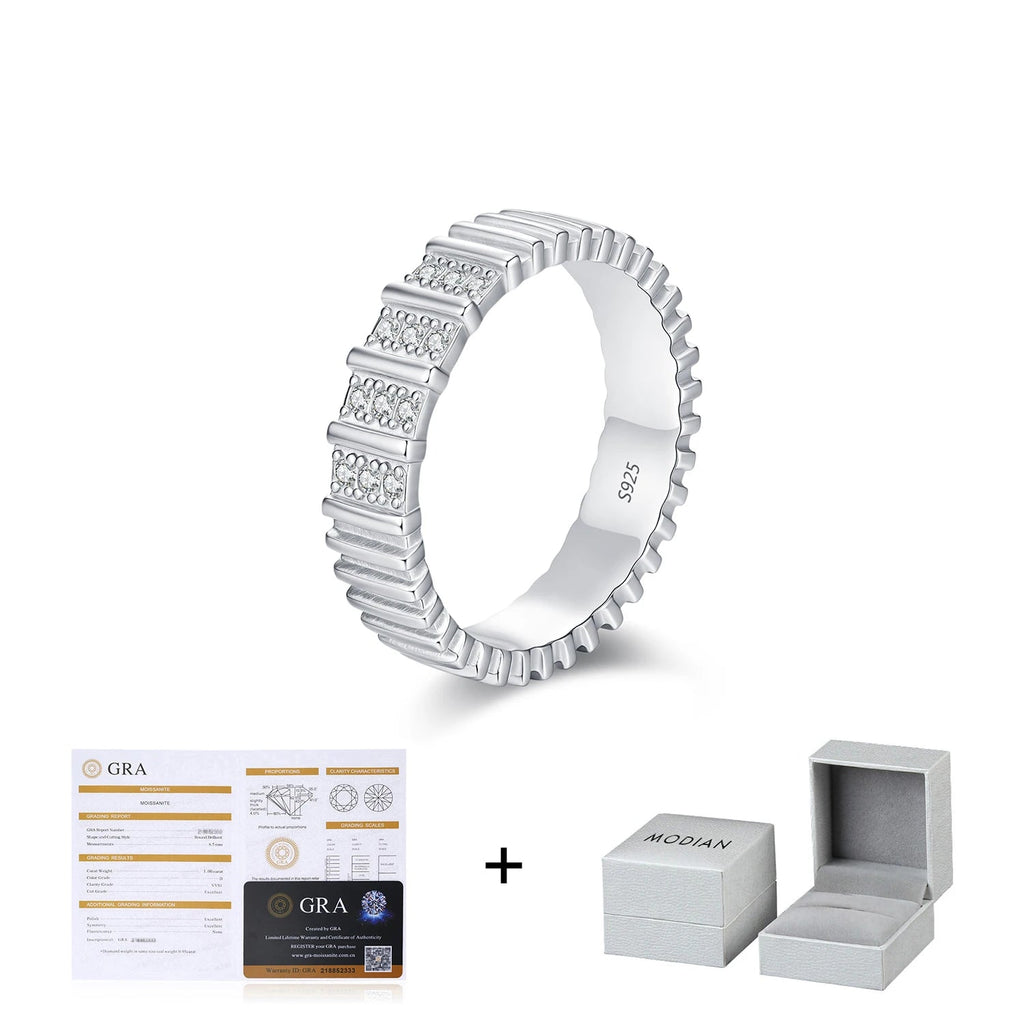 Moissanite Eternity  Ring