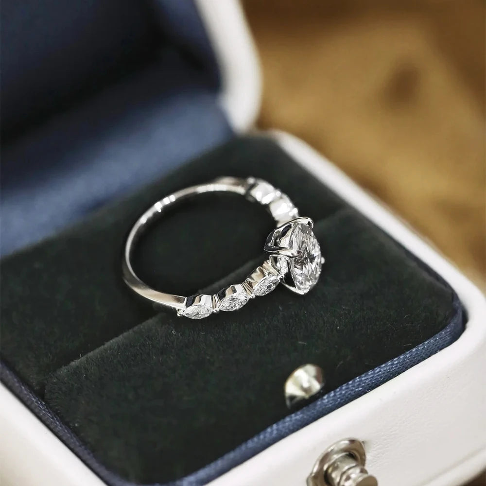 Moissanite Ring - Athena Ring