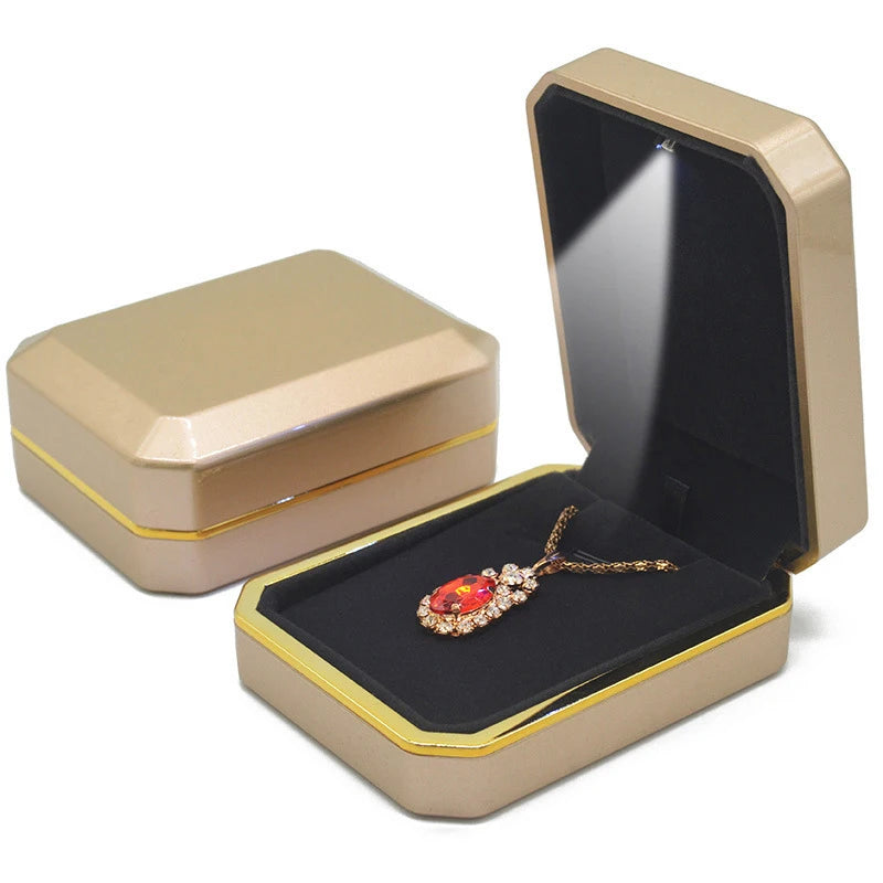 1 Pcs LED Jewelry Ring Box