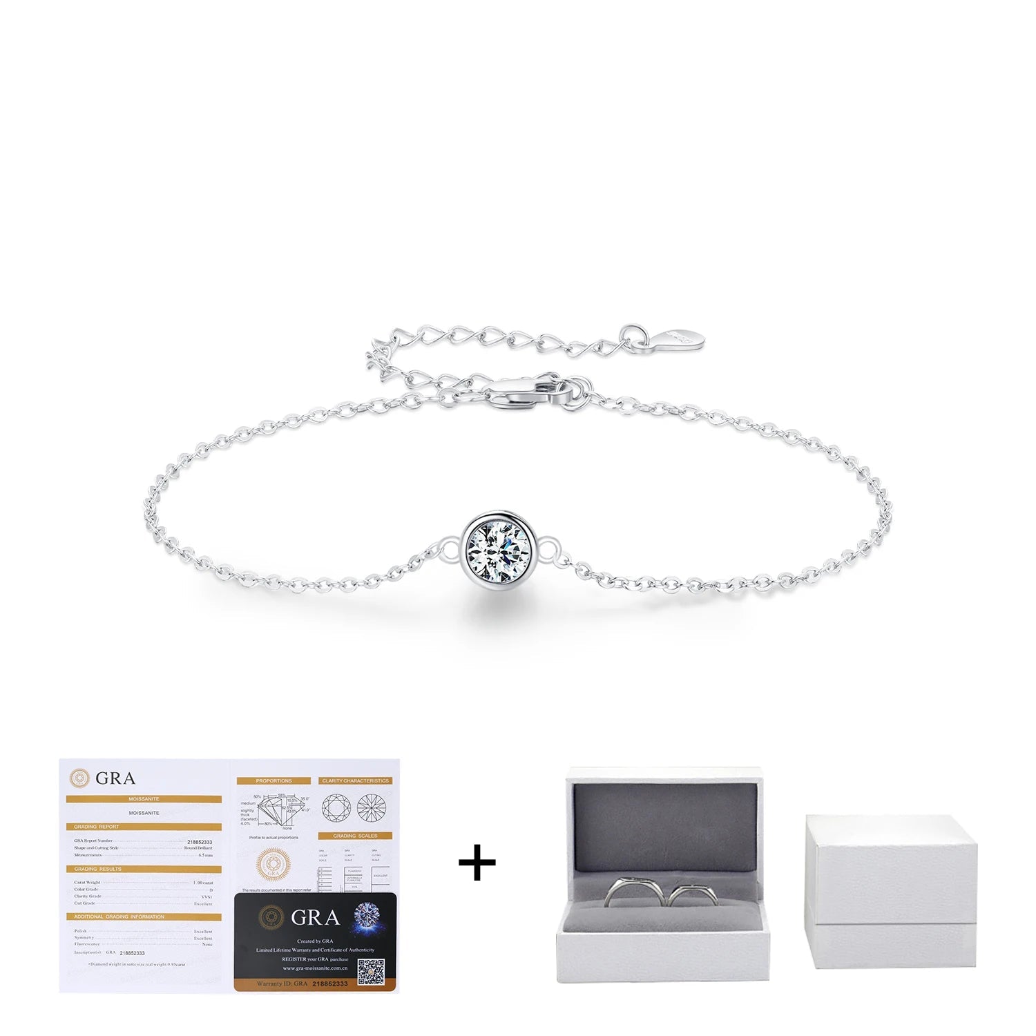 0.5CT Moissanite Bracelet
