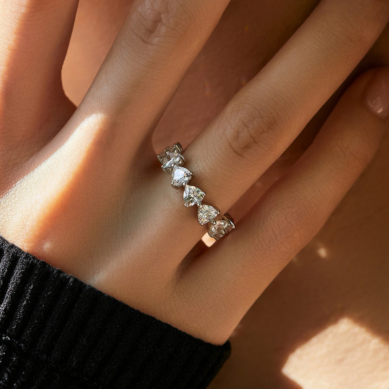 Romantic Heart Rings