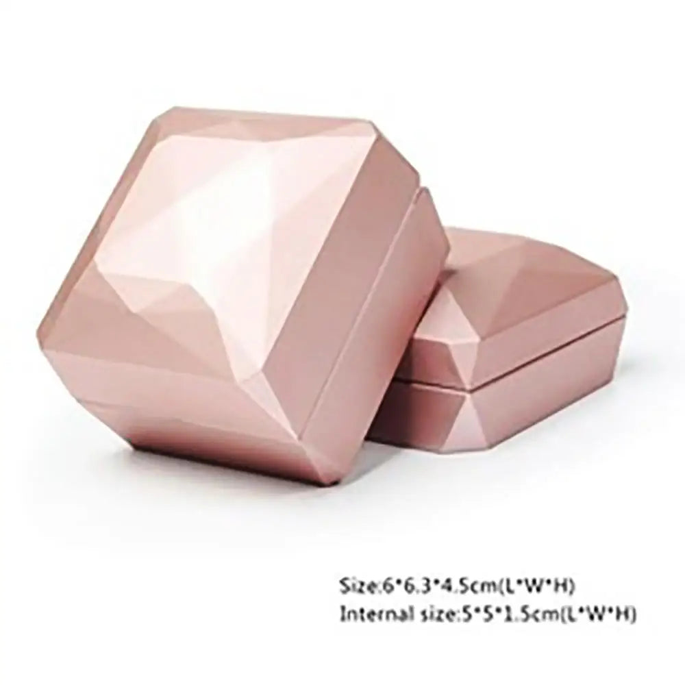 1 Pcs LED Jewelry Ring Box