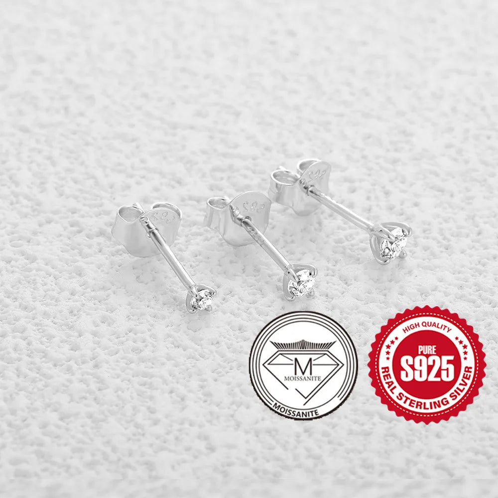 0.5-1.2 Carat D Color Moissanite Earrings