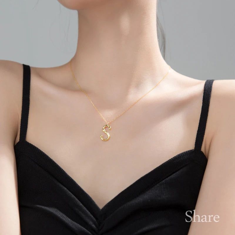 Simple 26 Letters Chain Necklace