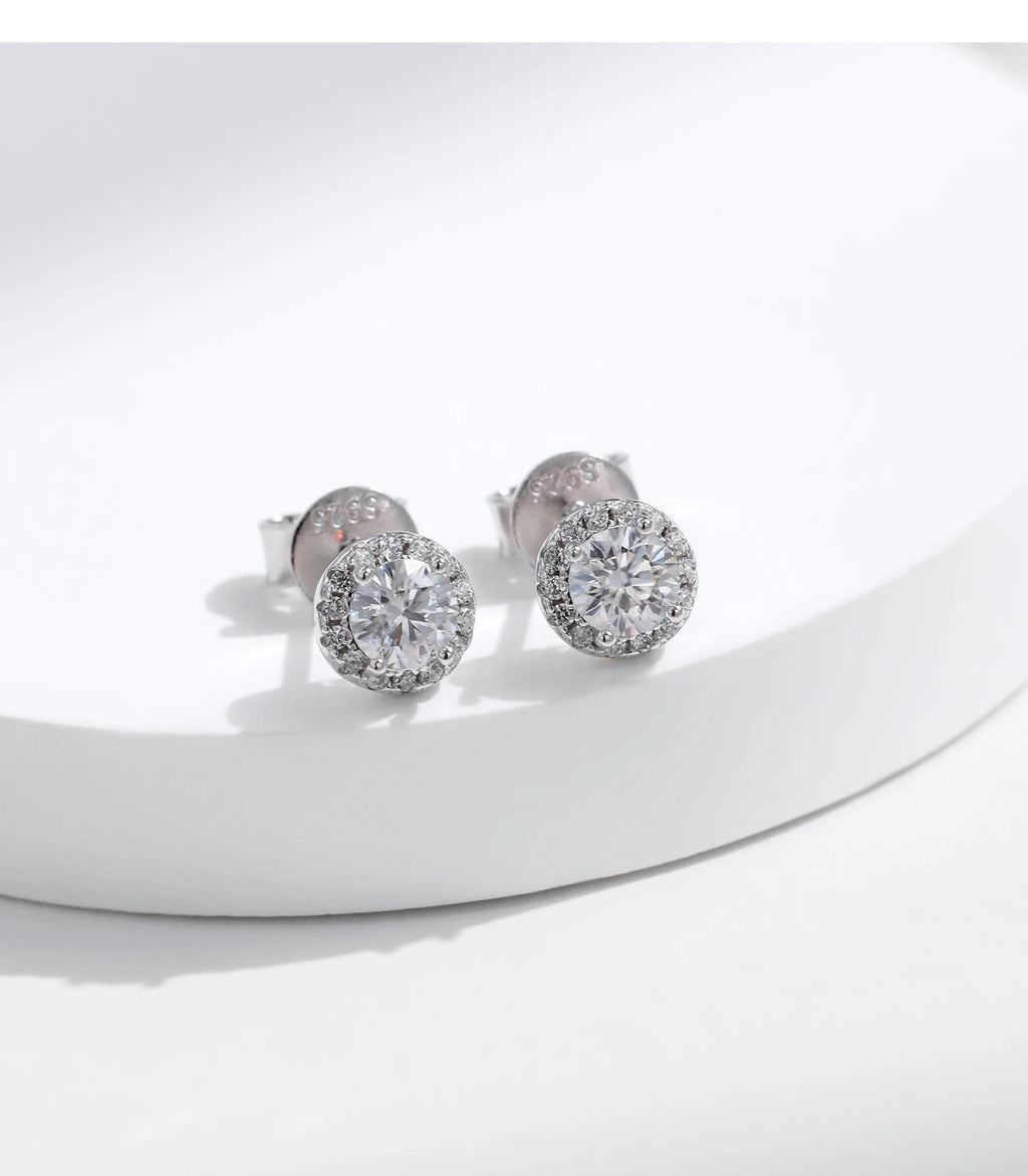 Moissanite Stud Earrings
