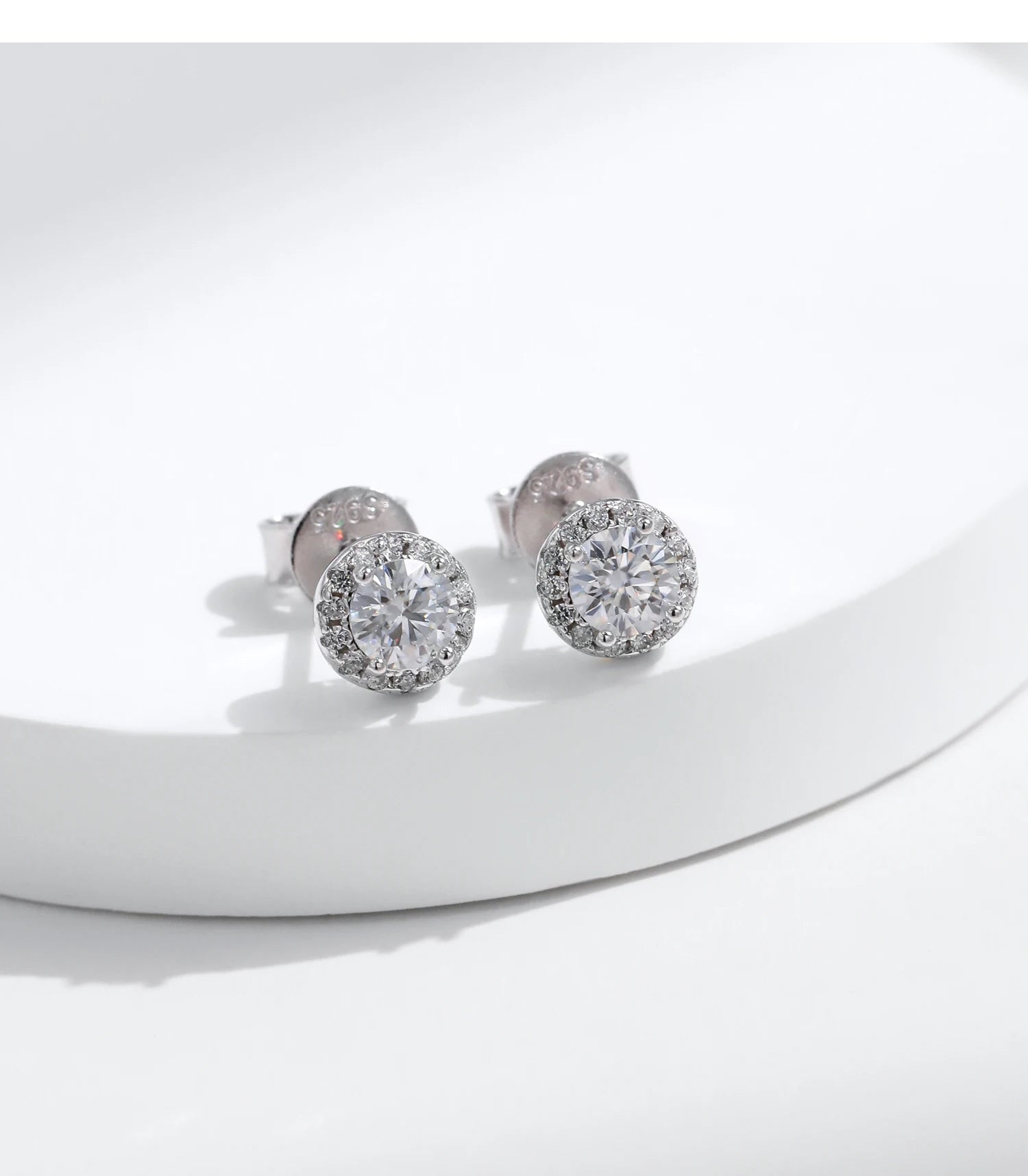 Moissanite Stud Earrings
