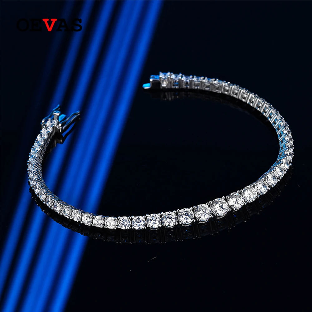 Gradient Moissanite Tennis Bracelet