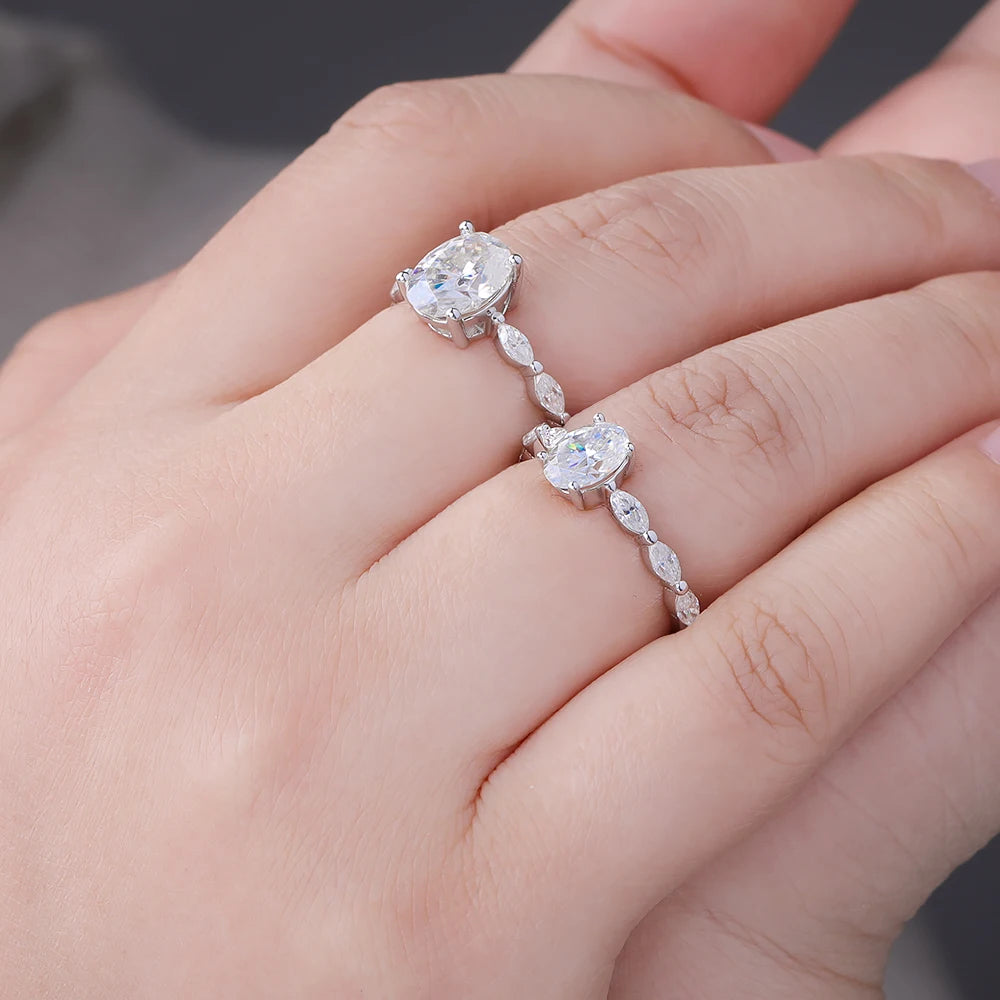 Moissanite Ring - Athena Ring