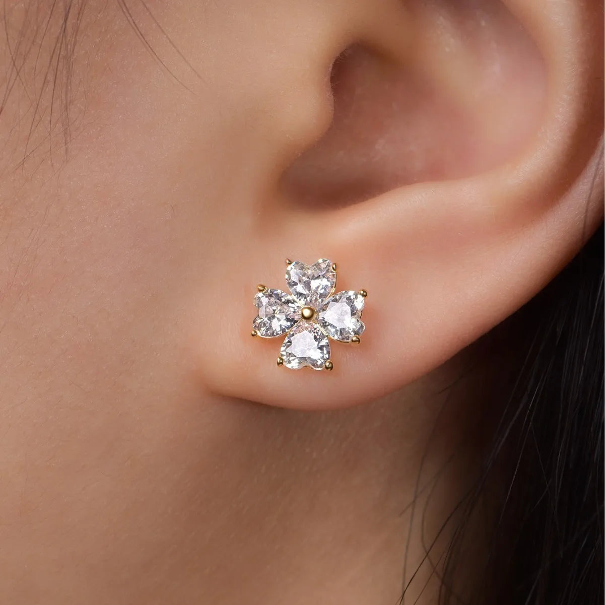Good Luck Moissanite Earrings