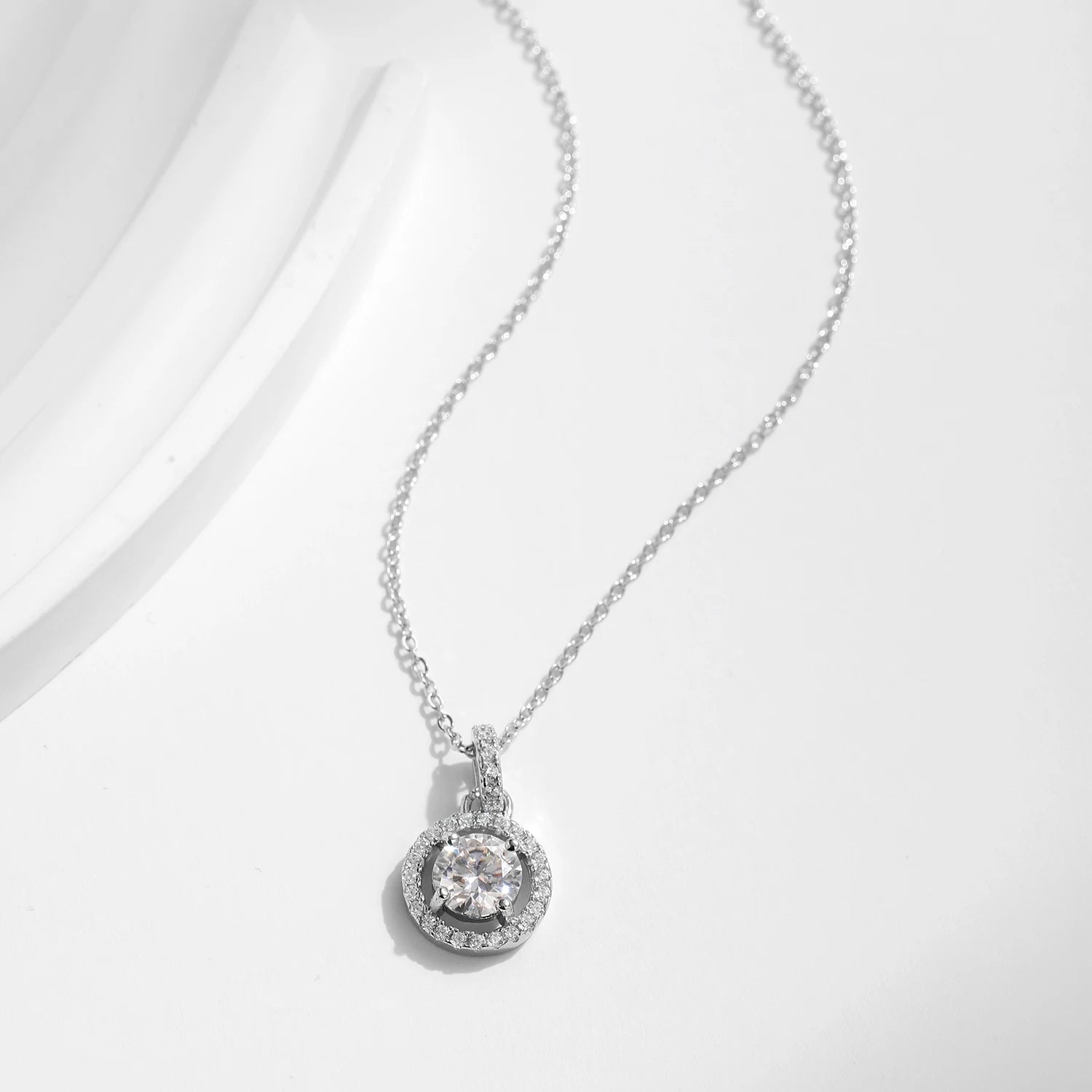 1 Carat Moissanite Pendant