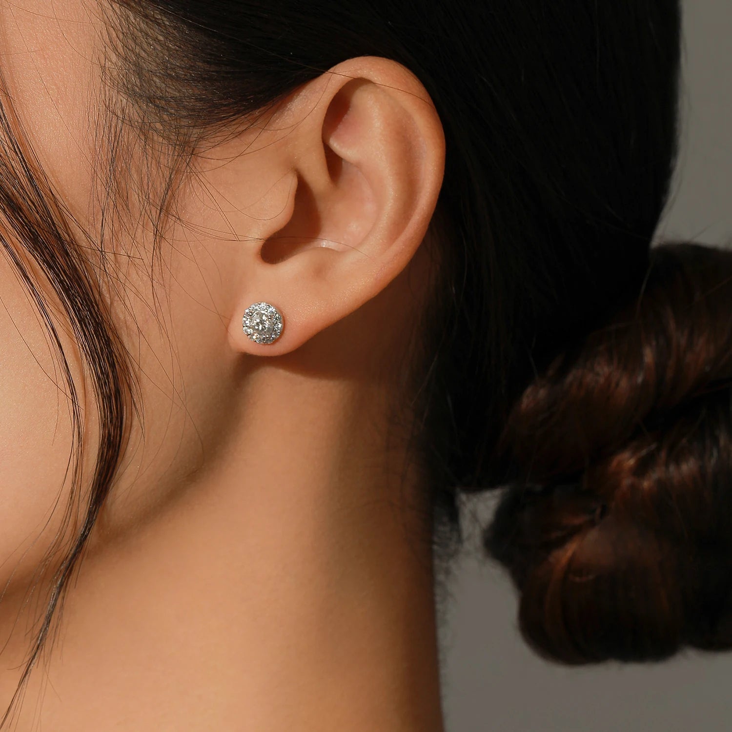 1.00CT Moissanite Earrings