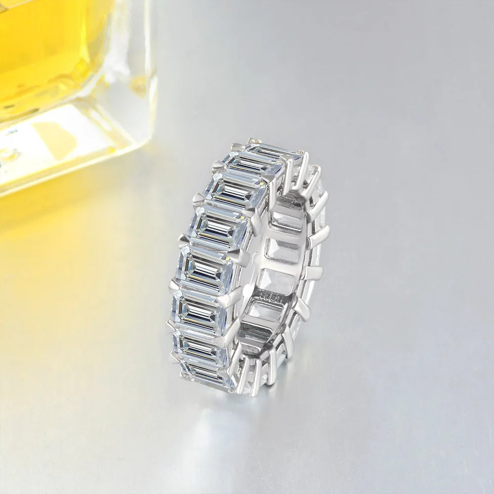 3*5mm High Carbon Diamond Ring