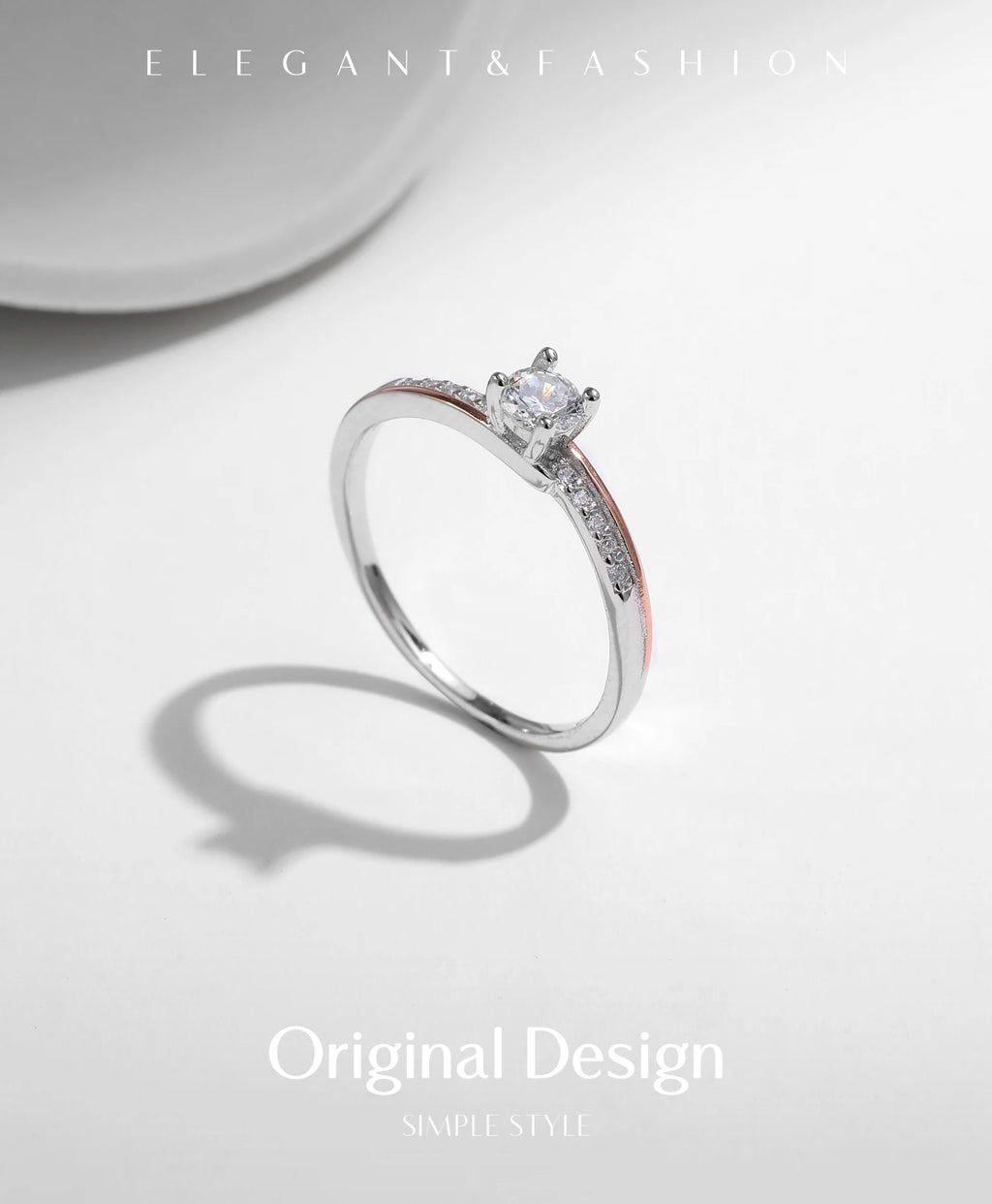 Elegant Rose Gold Ring