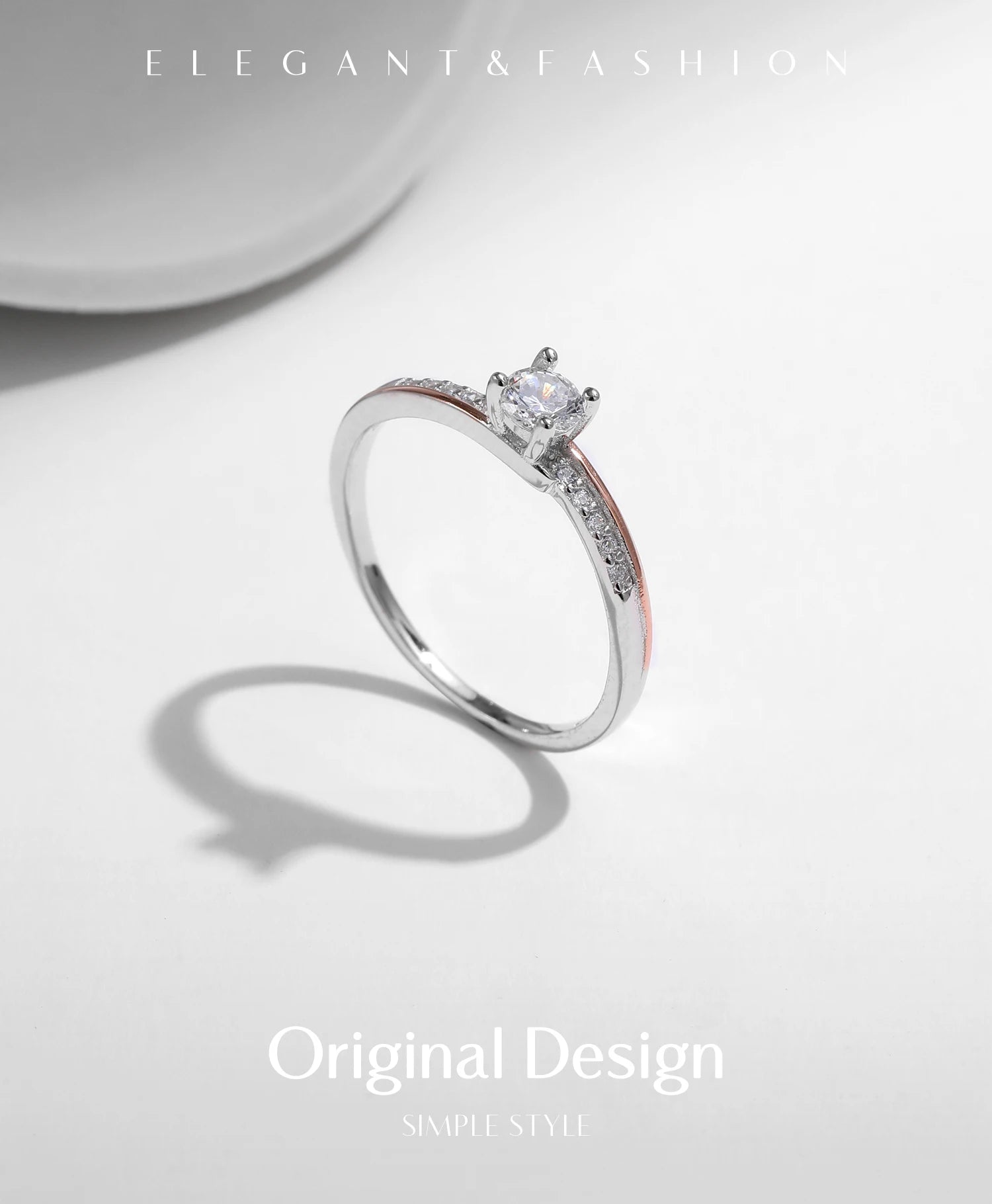 Elegant Rose Gold Ring