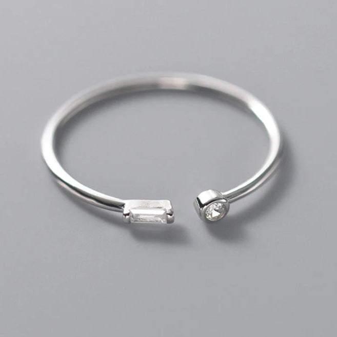 Silver Simple Thin Ring