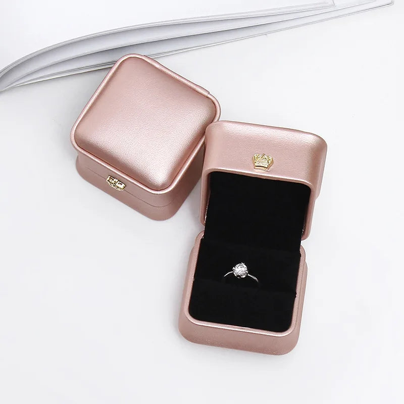 Ring jewelry box 5.8x5.8x4.5cm