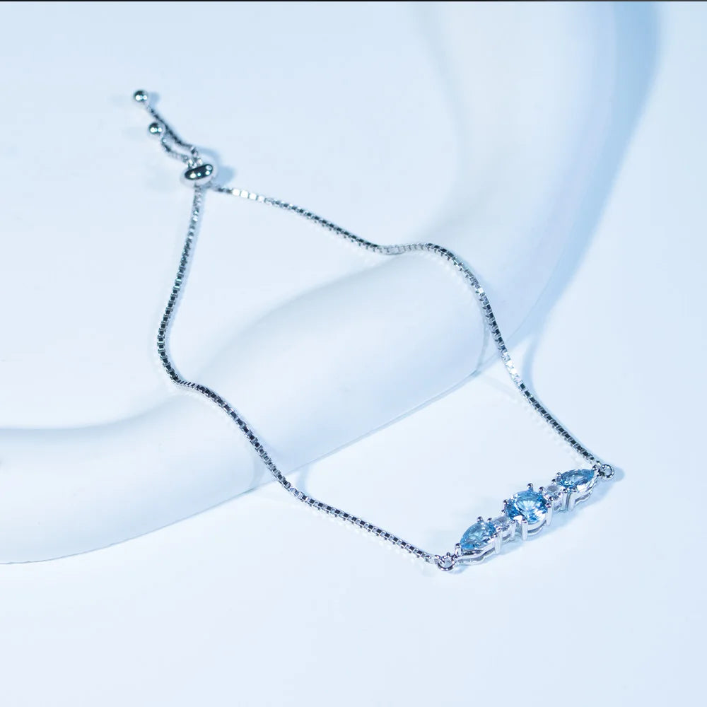 Nano Blue Topaz Bracelet