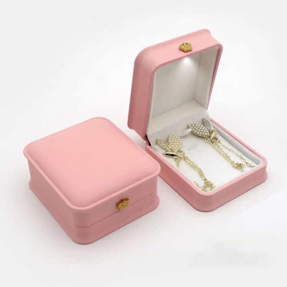 1 Pcs LED Jewelry Ring Box