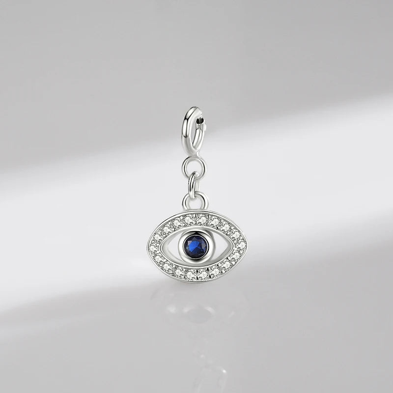 Blue Zirconia Eyes Pendant