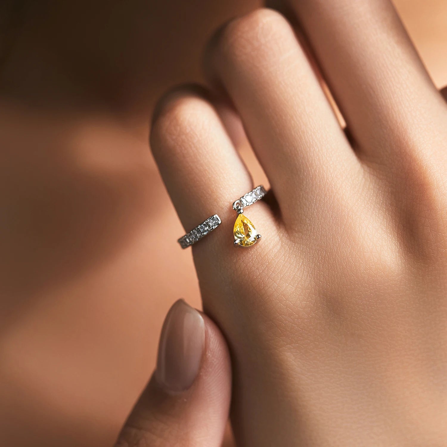 Exquisite Water Drop Ring