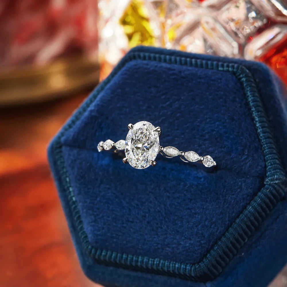 Moissanite Ring - Athena Ring