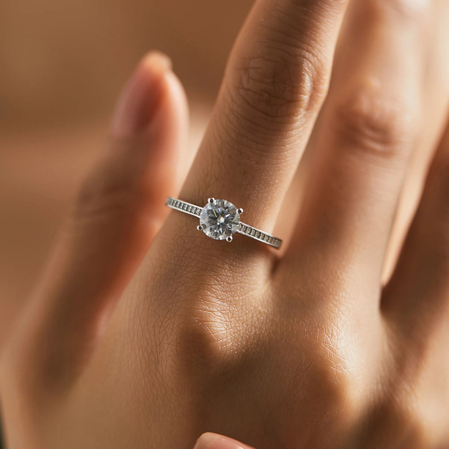Moissanite Ring