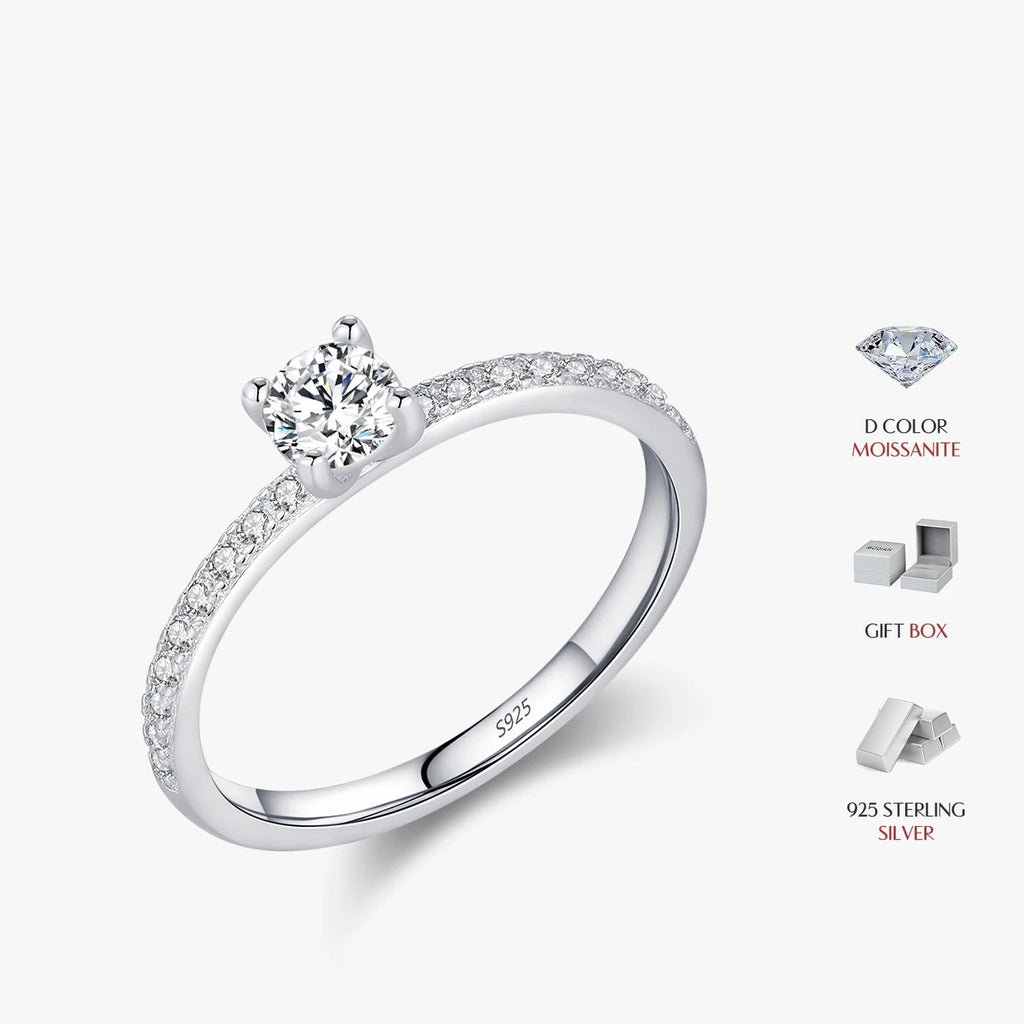 Bury Ring - Moissanite