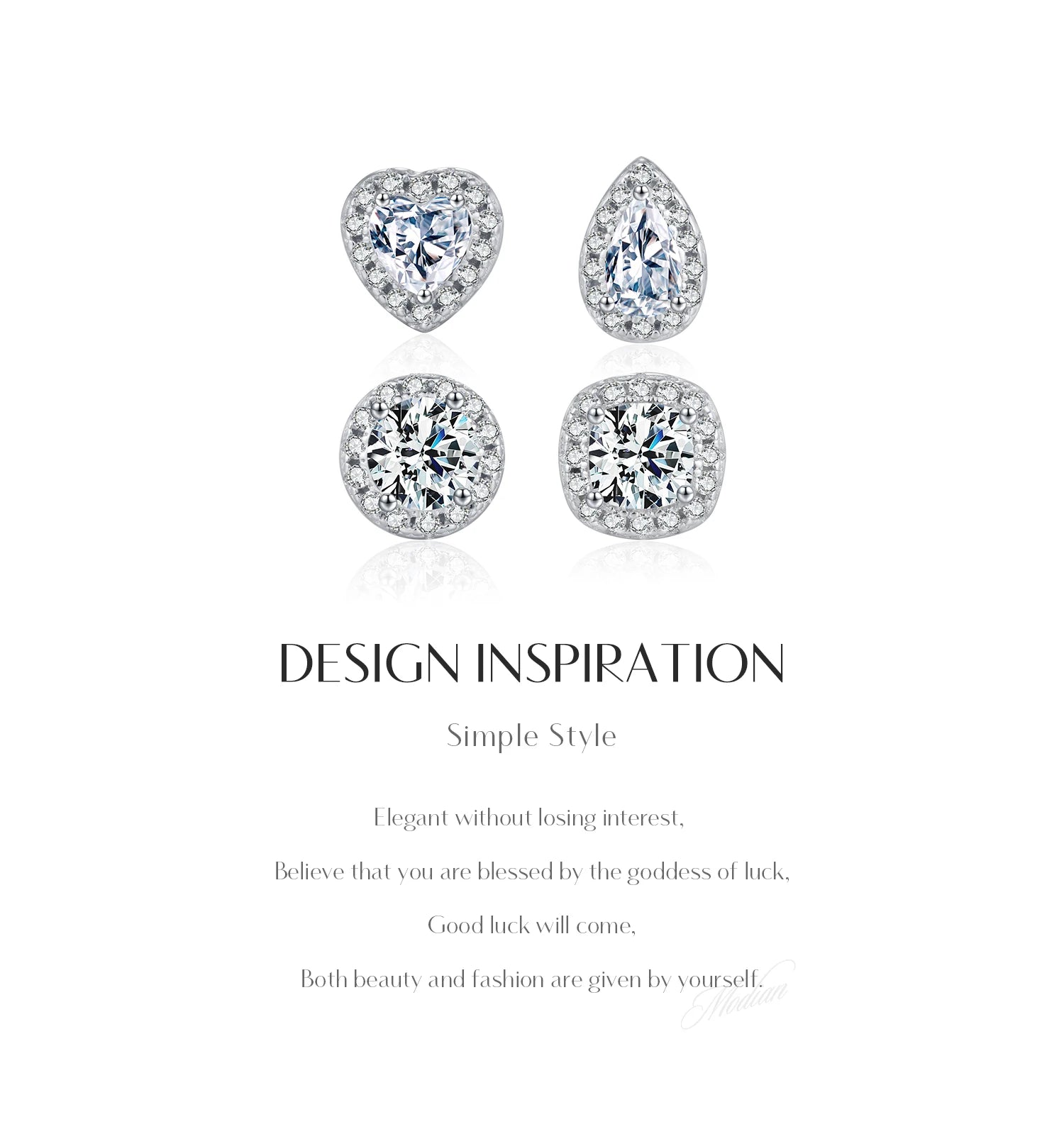 Moissanite Stud Earrings