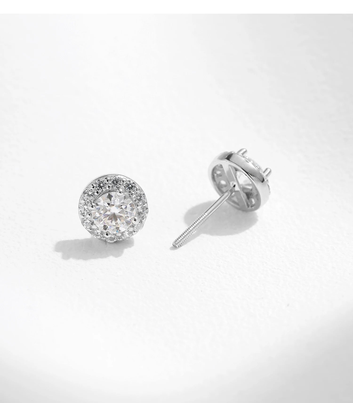 1.00CT Moissanite Earrings