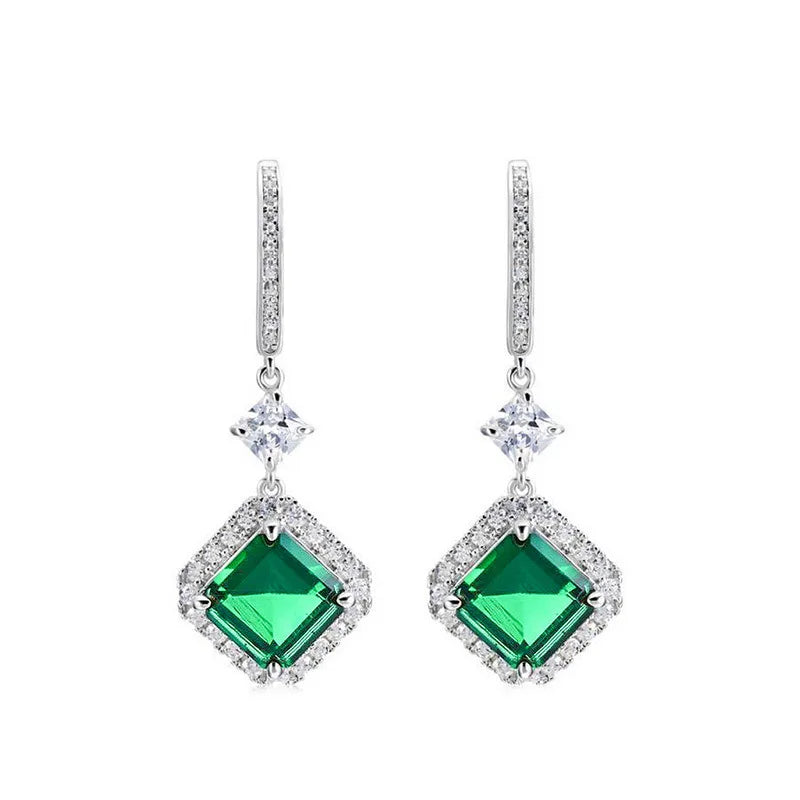 7 Carat Emerald Earring