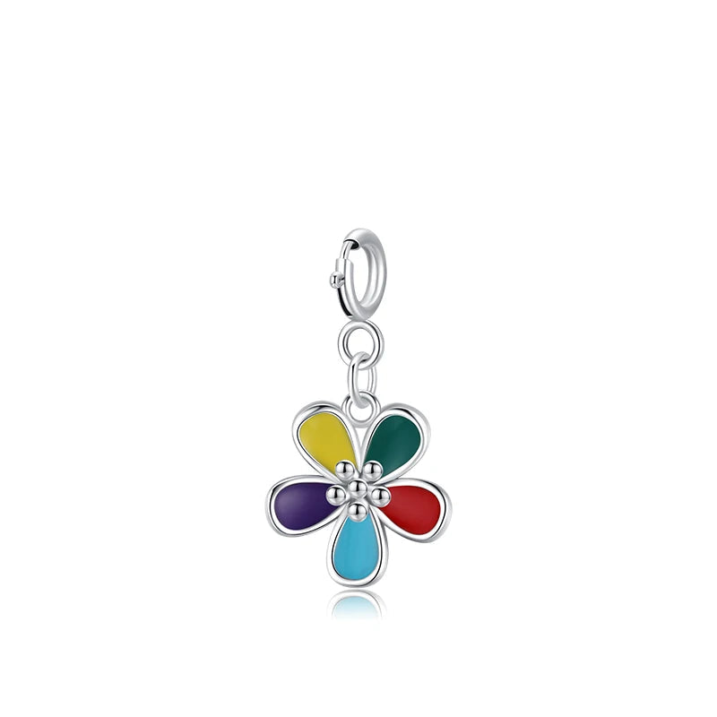 Rainbow Flower Pendant