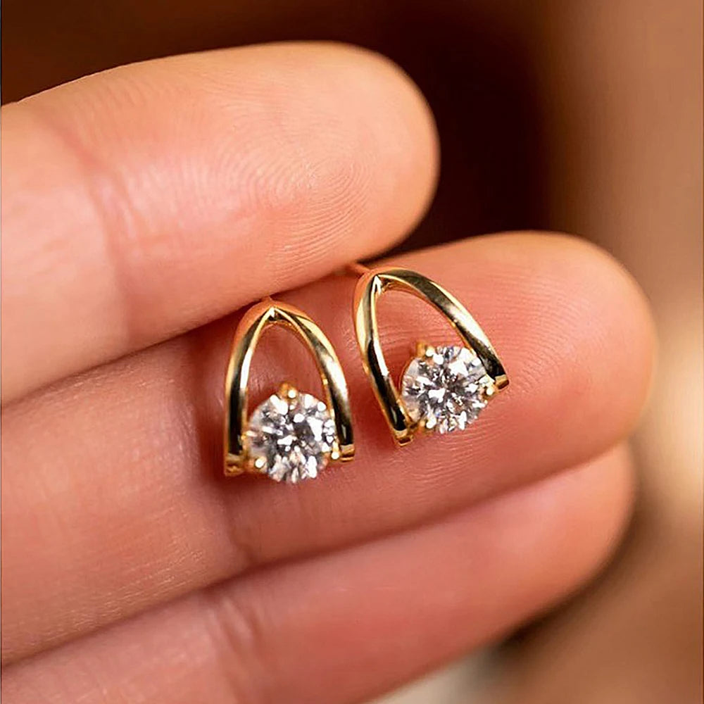 0.5/1 Carat Moissanite Earrings