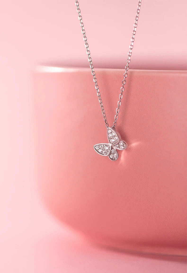 Dancing Butterfly Tiny Mini Pendant