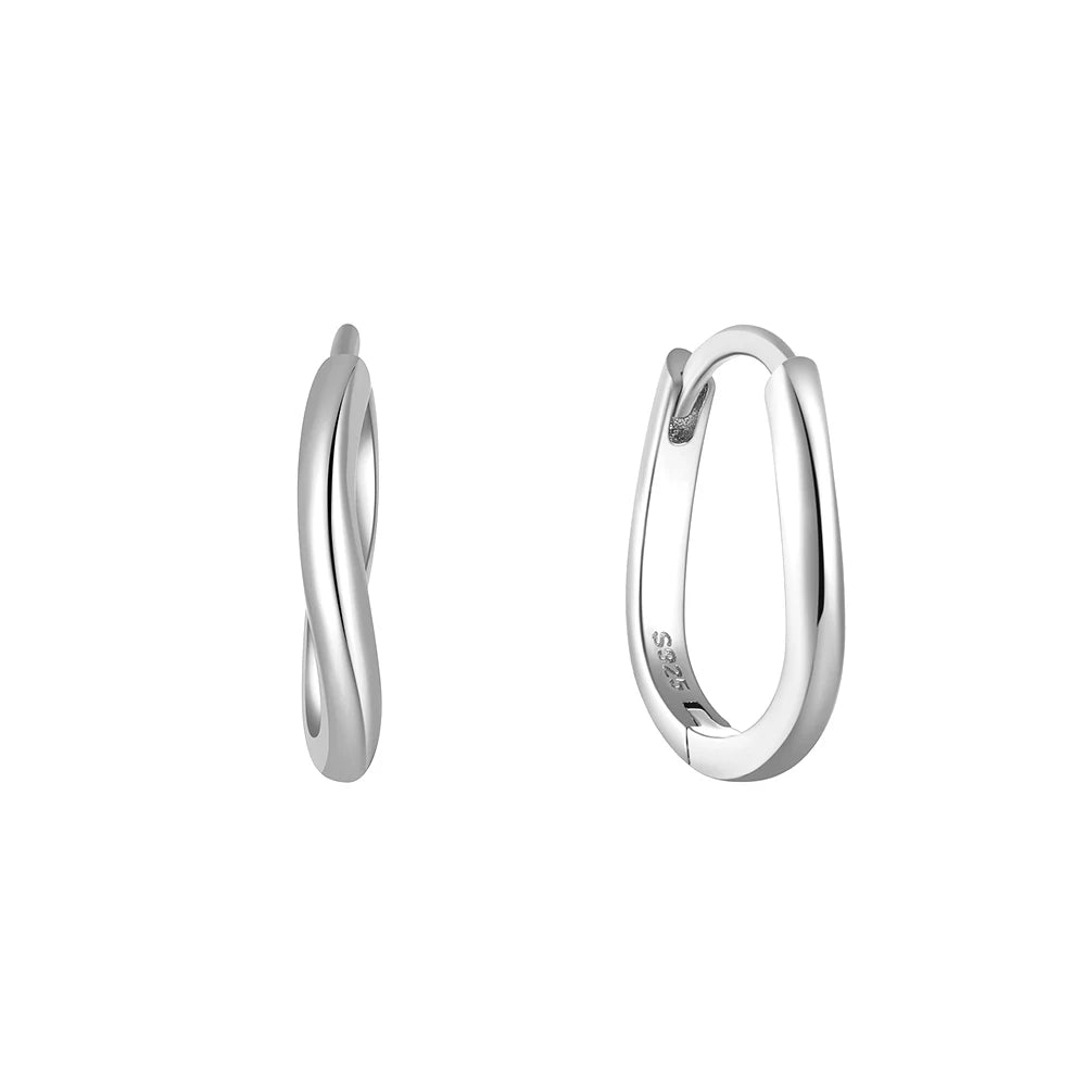 Glossy Hoop Earrings